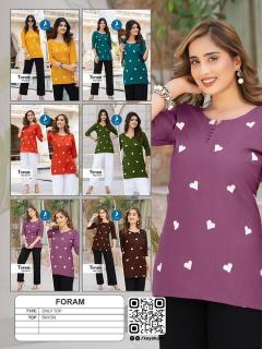 Kaya foram short top wholesale bazaar kurti